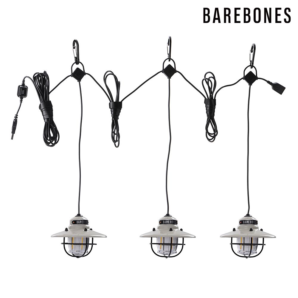 Barebones  LIV-215 串連垂吊營燈 Edison String Lights / 骨董白