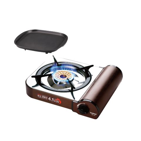 【Iwatani岩谷】超強火磁式瓦斯爐-4.1kW-搭贈岩谷方型不沾烤肉盤