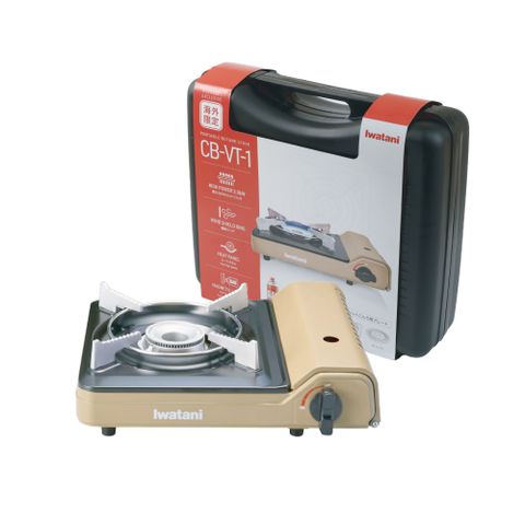 【Iwatani岩谷】日本磁吸式防風瓦斯爐-3.0kw-香檳金(CB-VT-1)