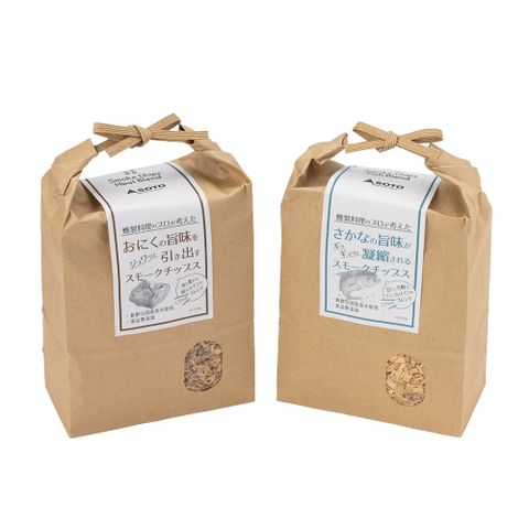 日本SOTO 嚴選綜合煙燻木片350g(肉類適用ST-1318/魚類適用ST-1319)