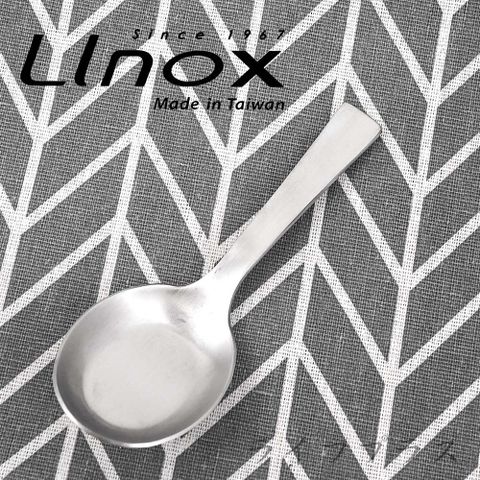 【一品川流】LINOX 義式抗菌304不鏽鋼平底匙-13.5cm-3入