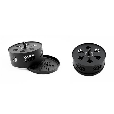 openjoynt 拓幸良品 黑魂版蚊香盒/薰香盒 默默無蚊.露營蚊香架 吊掛蚊香座 蚊香器蚊香盤 蚊香爐