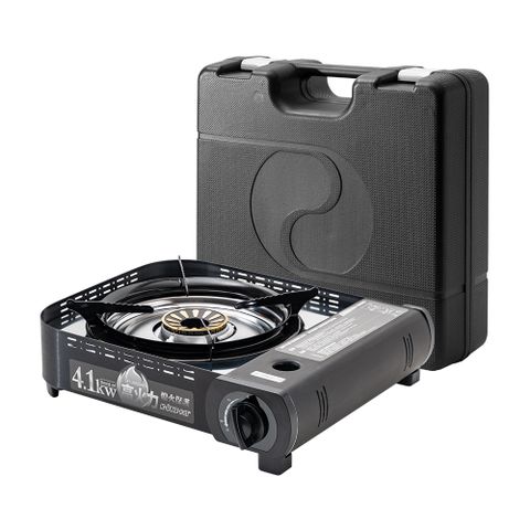 K-ONE卡旺 4.1kw 攜帶式卡式爐 A023.瓦斯卡式爐 4.1KW瓦斯爐 防風單口爐 露營燒烤爐 行動休閒爐