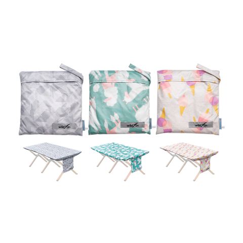 Wildfun野放 超速西露營桌巾 120x70cm.露營桌巾 防水餐桌布 防油防污 全罩式桌布 蛋捲桌布