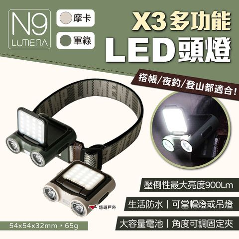【N9 LUMENA】X3 多功能LED頭燈