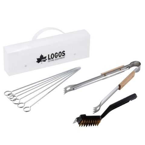 【日本LOGOS】BBQ高手烤具組附盒 LG81331001