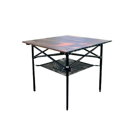 【JG Outdoor】T2實木折疊收納桌-小方形款_深色