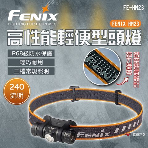 【FENIX】HM23高性能輕便型頭燈