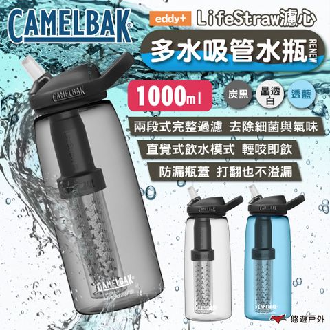 CamelBak LifeStraw濾心 eddy+多水吸管水瓶RENEW