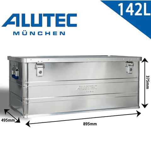 ALUTEC ALUTEC德國鋁箱 台灣總代理-輕量化鋁箱 工具收納 露營收納(142L)含鎖收納更安全/側邊雙提把移動更輕鬆/鋁合金/防塵防水