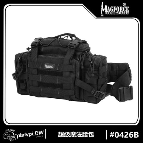 Magforce 馬蓋先 超級魔法腰包 肩包 側背包  腰包  側肩包(黑)