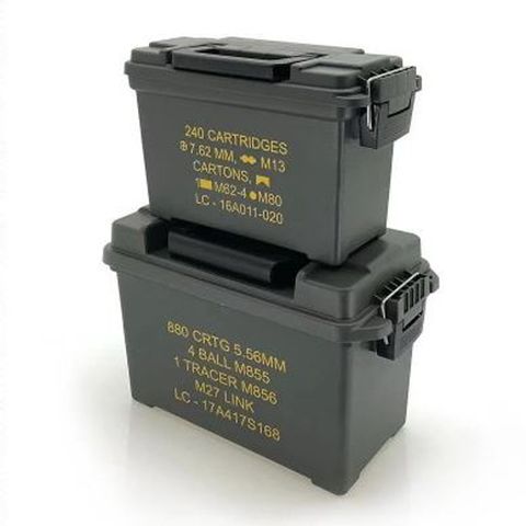 【Camping Bar】風格選物｜硬派小物-輕量民用版彈藥箱-(買大送小)