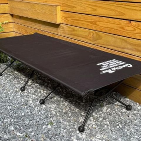 【CampingBar】加大版行軍床-高低2段可調-7075鋁合金材質-黑色