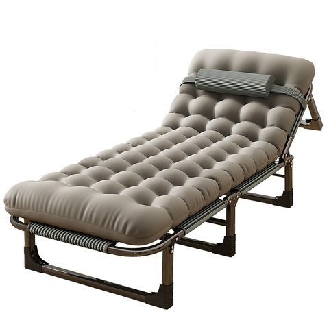 便攜戶外休閒床 加厚棉墊單人午休床