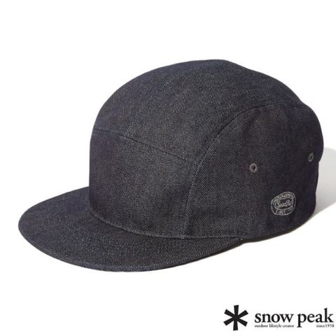 Snow Peak 【日本 】TAKBI Denim Cap 丹寧棒球帽.牛仔布鴨舌帽/AC-23AU10501IN 靛藍