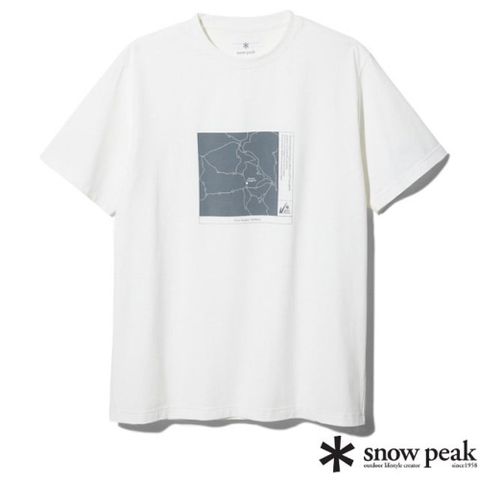 【Snow Peak】中性款 MofM Mt.Tanigawa 聯名款圓領短袖T恤/MM4310-TS03 OWH 米白色