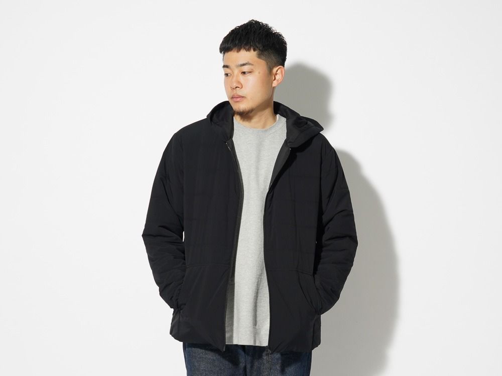 Snow Peak  彈性保暖連帽外套 Flexible Insulated Zip Up Hoodie 黑 SW-23AU004