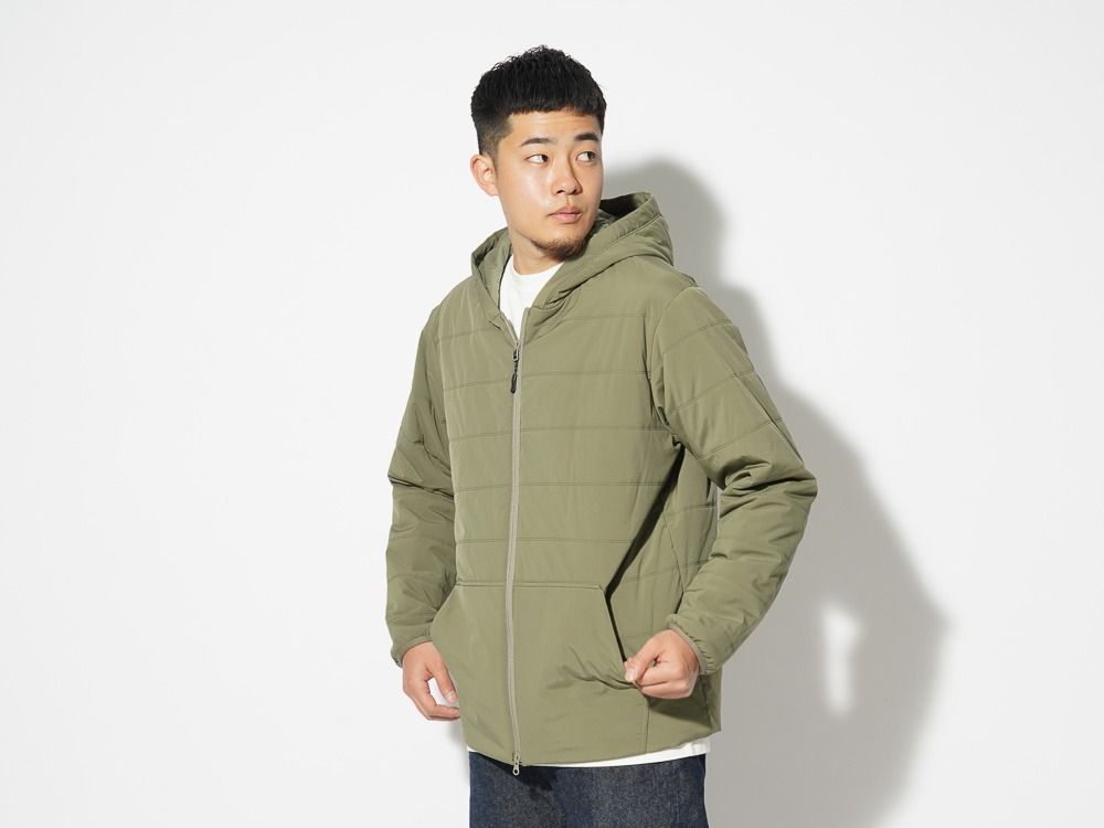 Snow Peak  彈性保暖連帽外套 Flexible Insulated Zip Up Hoodie 黑 SW-23AU004