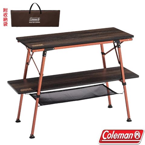 Coleman 【美國 】達人蝴蝶多功能層架(12044高52-51.5cm).折疊桌.鋁桌.折合桌.置物架_CM-37434