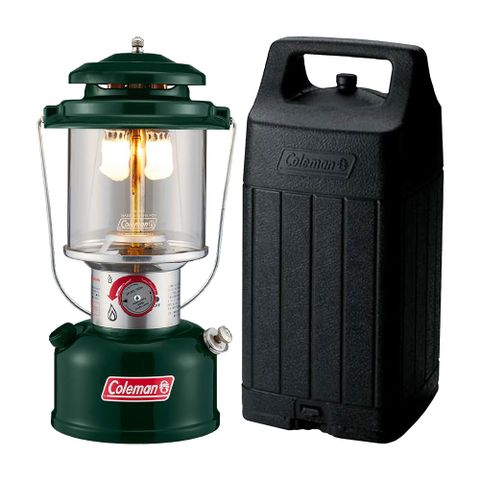 【美國 Coleman】POWERHOUSE 氣化大雙燈(190W).汽化燈.露營燈/附手提燈盒.適野營.釣魚/CM-29495