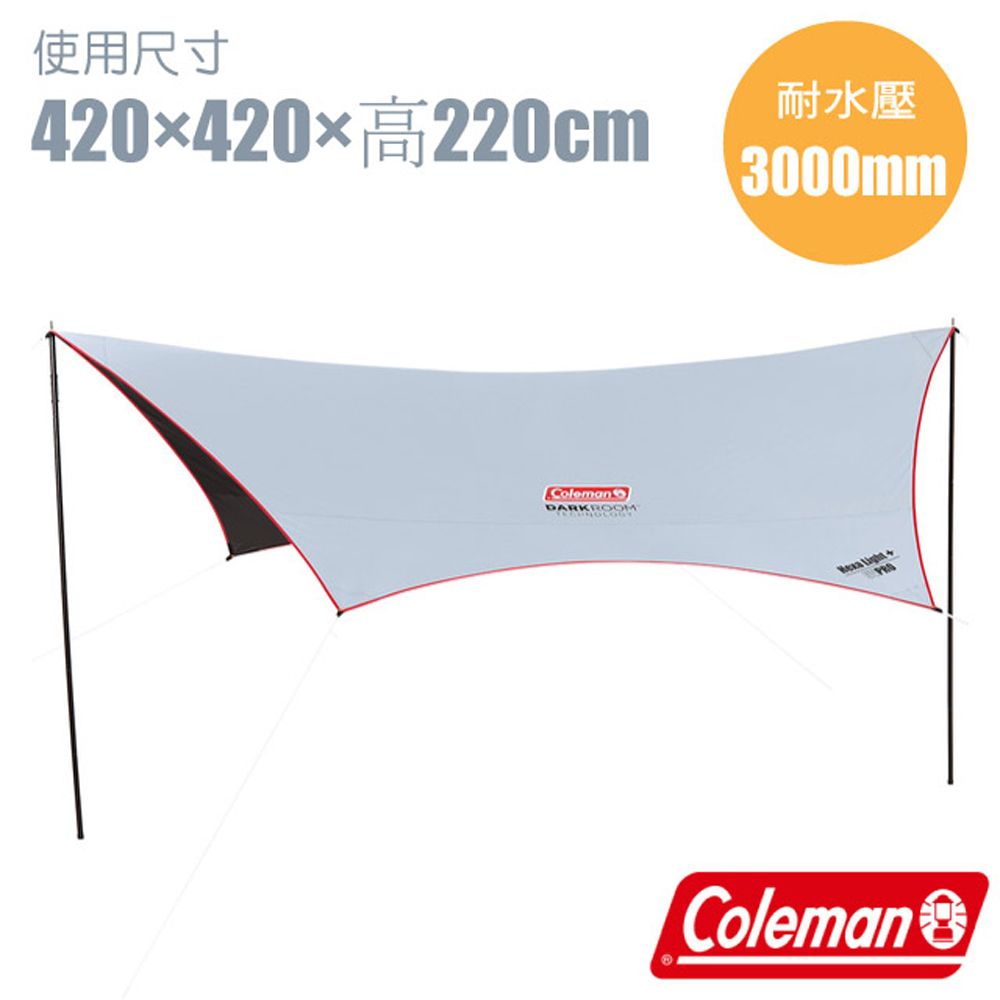 Coleman 美國 輕量六角形天幕.遮陽炊事帳.遮雨篷/高大寬敞./附收納袋.營燈掛勾_CM-39093