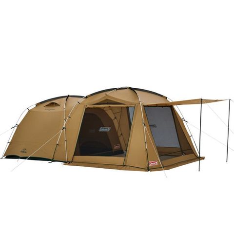 【美國Coleman】TOUGH SCREEN 2-ROOM HOUSE MDX 4-5人日系潮流感沙色系帳篷/CM-38139