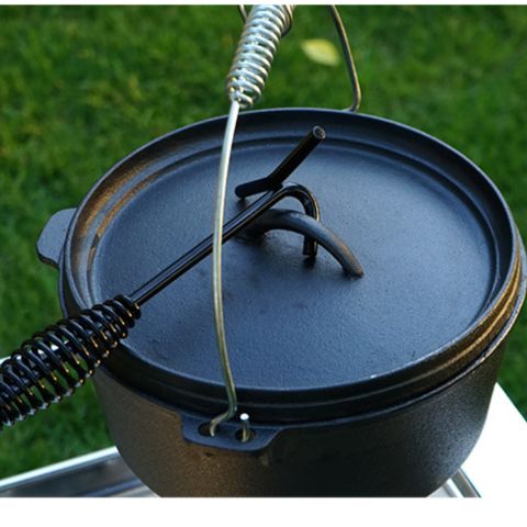 新鑄鐵鍋燉鍋日本煲湯鍋戶外野炊燒水吊鍋
