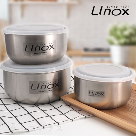 【一品川流】 LINOX 抗菌不鏽鋼六件式調理碗組 x 2組