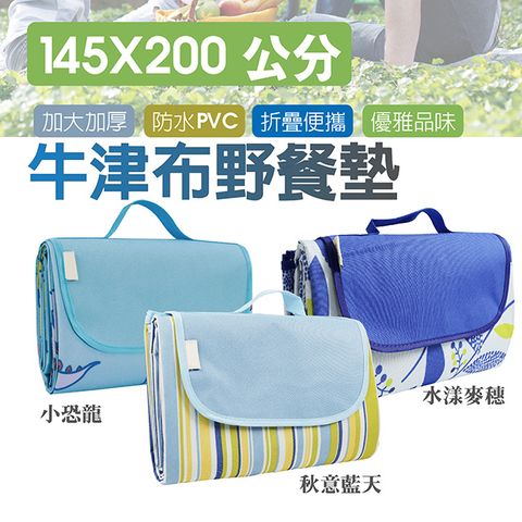 145x200 防潮可攜式野餐墊 遊戲墊 沙灘墊 前庭防潮防潑水地墊露營帳篷