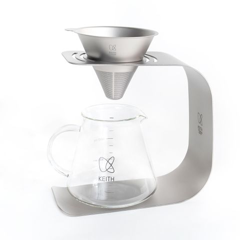 Keith 鎧斯鈦手沖咖啡套裝 (濾網、支架、分享壺) / Ti3612