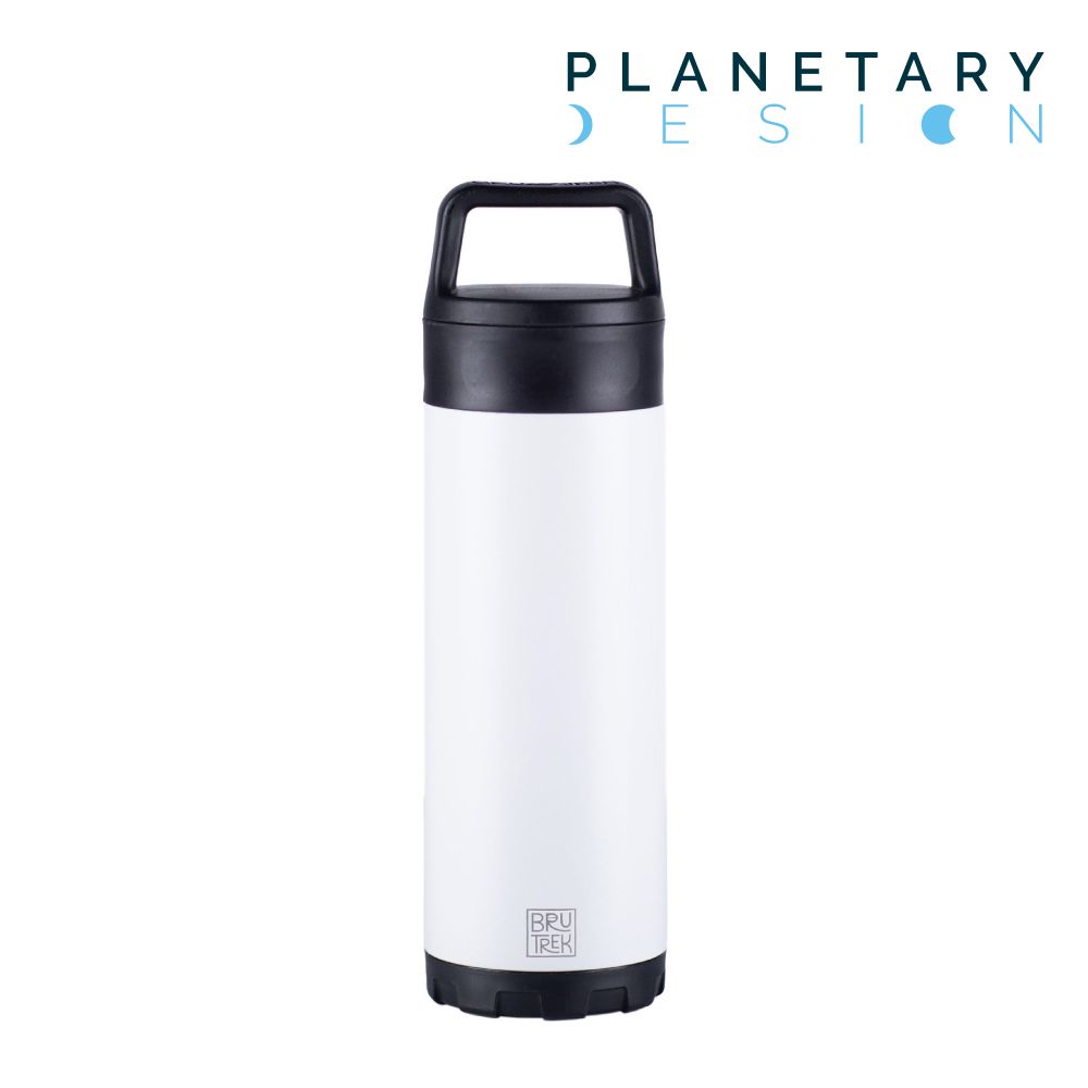  Planetary Design 雙蓋真空保溫瓶 BruTrekker Bottle TM1318 (18oz)【Snowflake 雪花白】