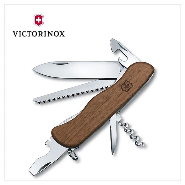 VICTORINOX 瑞士維氏 Forester Wood 10用瑞士刀/胡桃木 0.8361.63