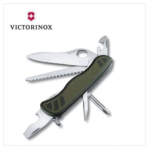 VICTORINOX 瑞士維氏 Swiss Soldiers Knife 10用瑞士刀/墨綠 0.8461.MWCH