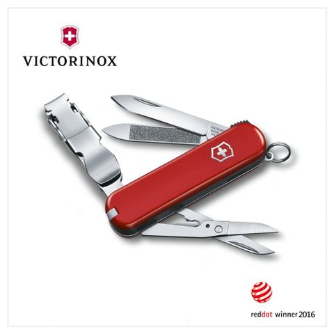 VICTORINOX 瑞士維氏 瑞士刀 Nail Clip 580 65mm/紅 0.6463