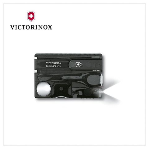 VICTORINOX 瑞士維氏 瑞士卡 / 透黑 0.7333.T3