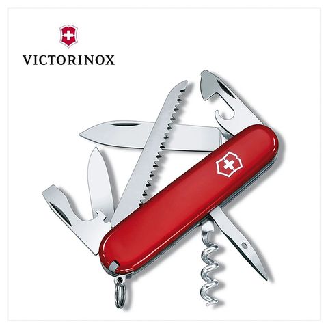 VICTORINOX 維氏 Camper 13用瑞士刀/紅 91mm 1.3613