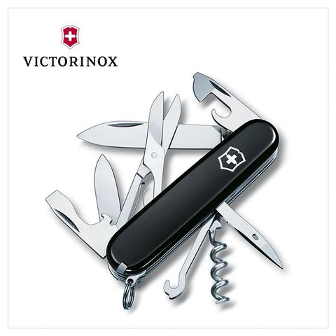 VICTORINOX 瑞士維氏 Climber14用瑞士刀/黑 1.3703.3