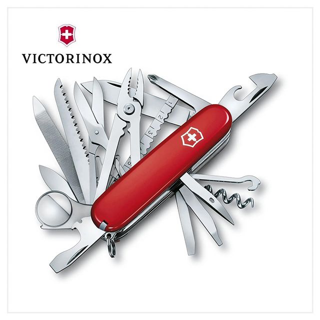 VICTORINOX 維氏  Swiss Champ 33用冠軍刀 紅 1.6795