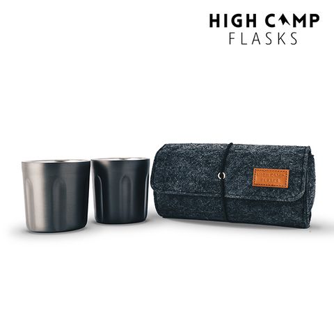 High Camp Flasks Tumbler 2入軟殼酒杯組 霧黑