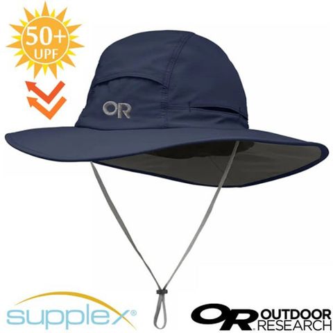 【美國 Outdoor Research】OR 超輕多孔式防曬抗UV透氣大盤帽子/243441-1289 海軍藍
