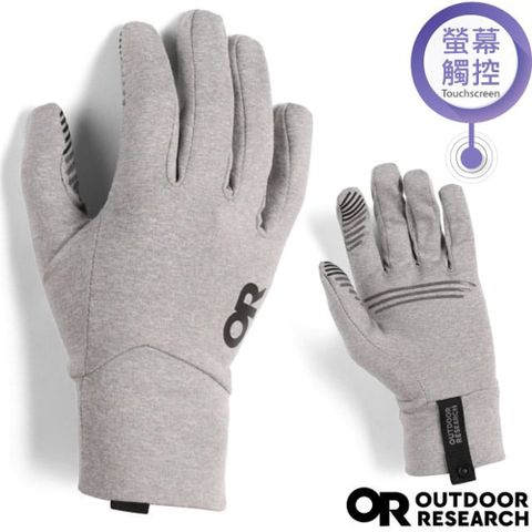 Outdoor Research 女 Vigor Lightweight 輕量級透氣保暖智慧抓絨手套/OR300561-1811 鉛錫灰