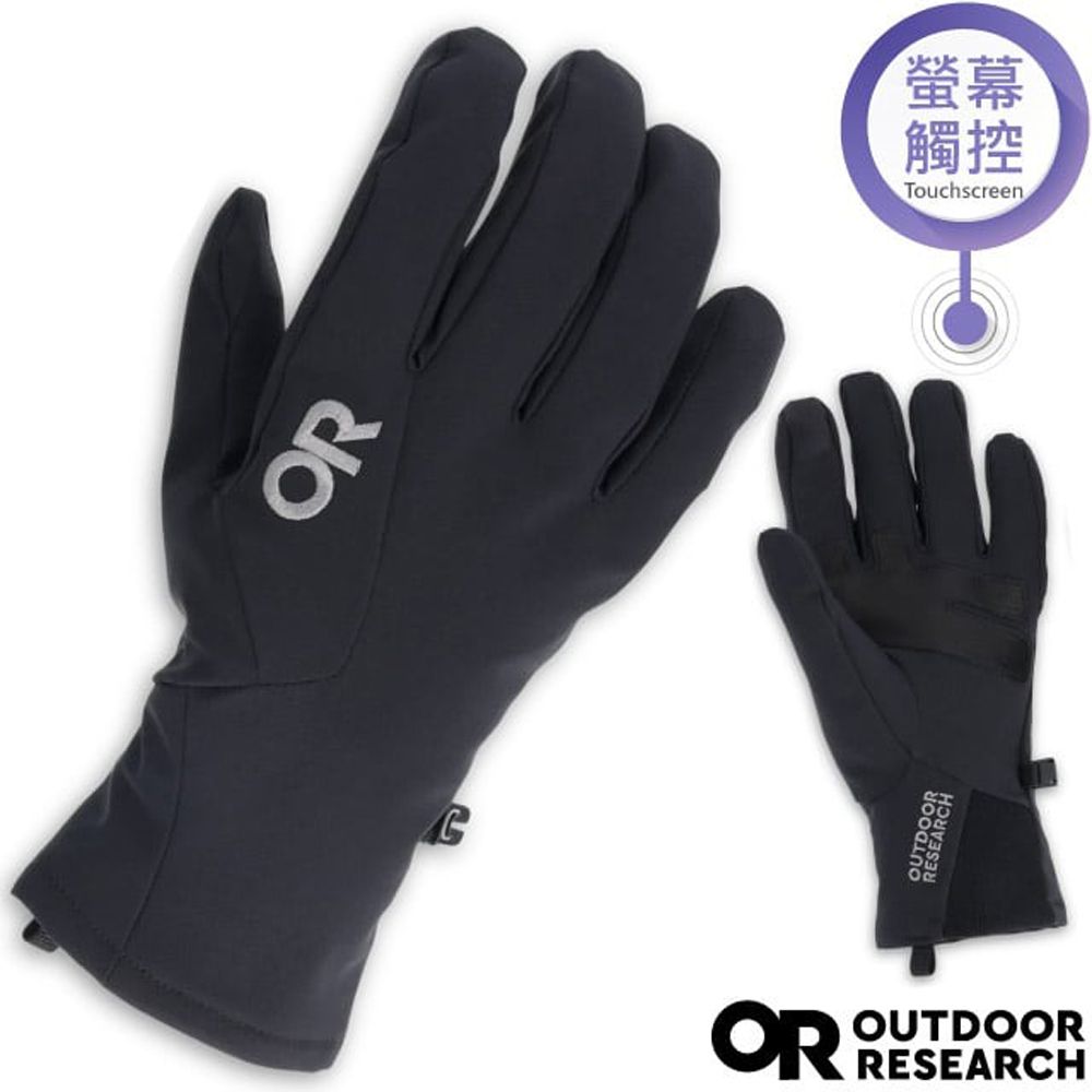 Outdoor Research 男 Sureshot Softshell Gloves 防水透氣保暖手套/OR300022-0001 黑