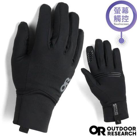 Outdoor Research 男 Vigor Lightweight Sensor輕量級透氣保暖智慧抓絨手套/OR300560-0001 黑