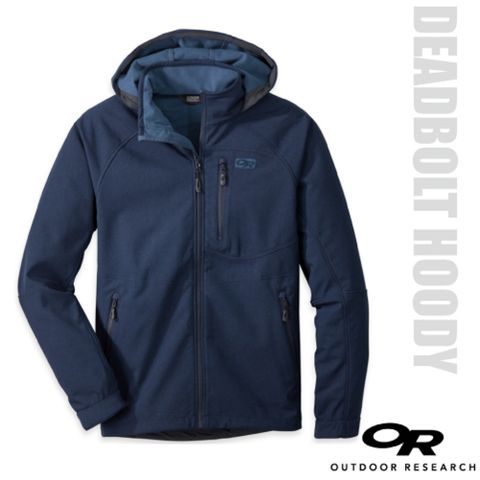 【Outdoor Research】男新款 Deadbolt Hoody 輕量防風透氣防潑水保暖軟殼夾克外套 OR 243029 藍