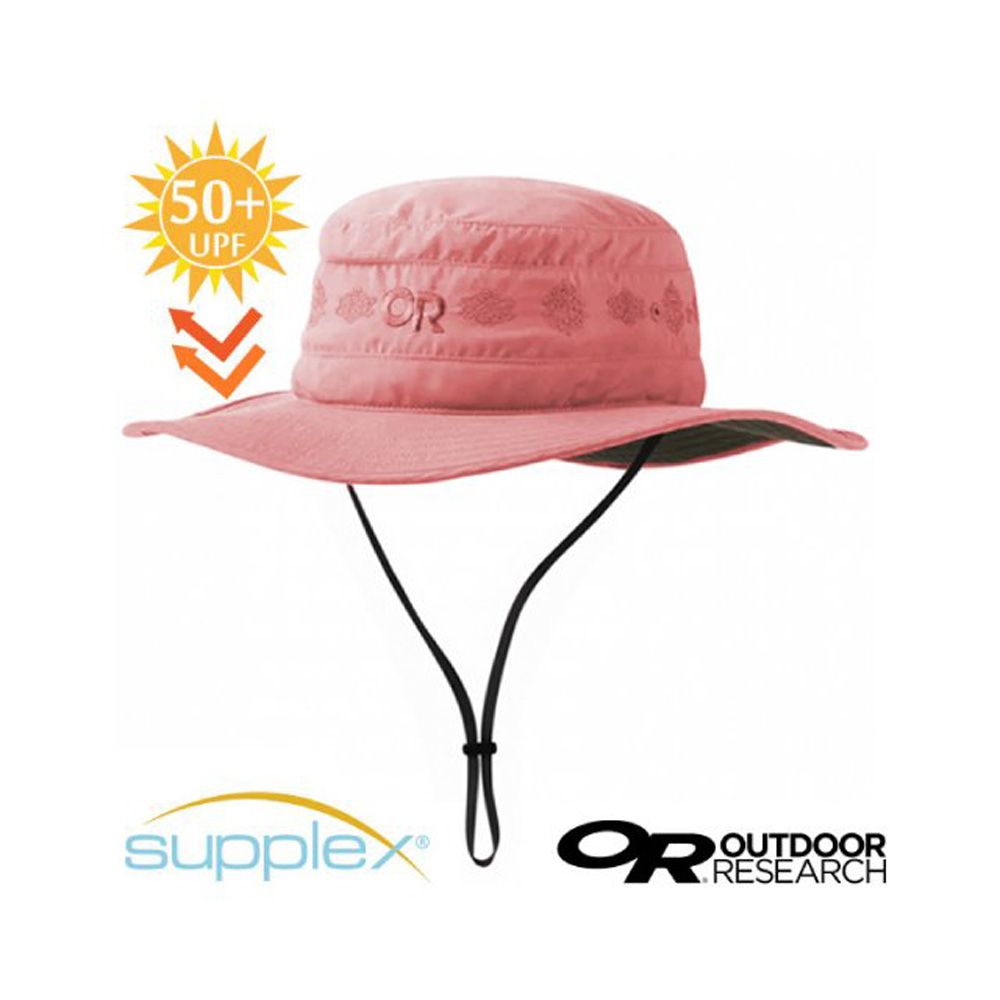 Outdoor Research 美國 OR Solar Roller Sun Hat 超輕防曬抗UV透氣中盤帽子(UPF 50+.附帽繩)登山健行_243442-2039 石英粉