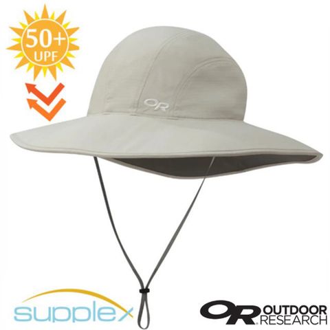 【Outdoor Research】Oasis Sun Hat 超輕防曬抗UV透氣可調節大盤帽子 264388-0910 沙色