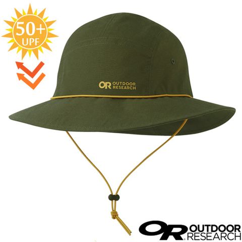 【Outdoor Research】Wadi Rum Bucket 超輕防曬抗UV透氣可調中盤帽/279912 綠色