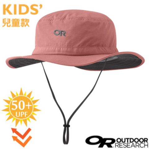 【Outdoor Research】兒童款 Helios Sun Hat UPF50+ 抗紫外線透氣防曬大盤帽子/279929 粉灰