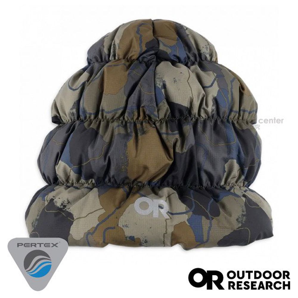 Outdoor Research Coldfront Down Beanie 輕量透氣防潑水保暖羽毛帽/300036-2211 迷彩