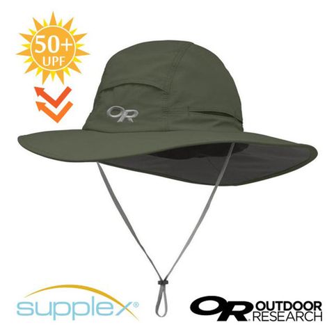 【Outdoor Research】OR 超輕多孔式防曬抗UV透氣大盤帽子/243441-0740 軍綠